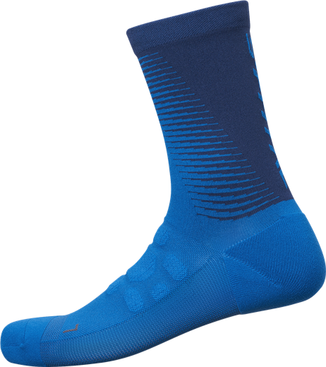 Knee high socks s-phyre blue shimano cycling socks 