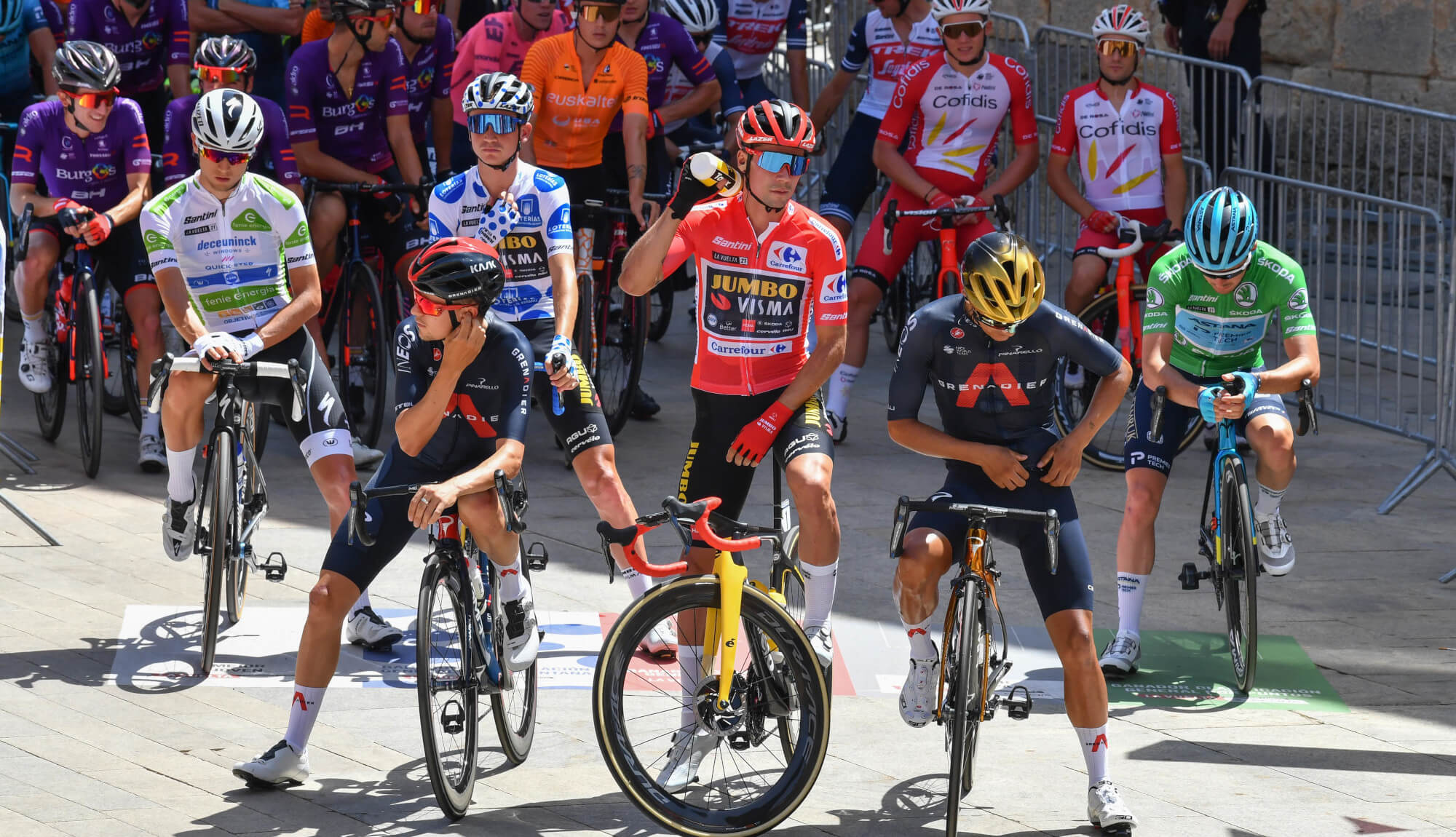 Vuelta leader jerseys