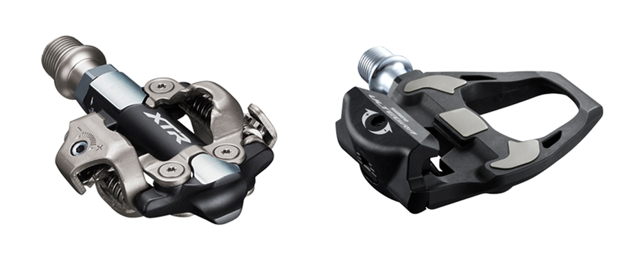 Shimano pedals store longer axle