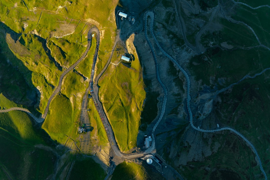 Kulkemassa Col du Tourmaletin läpi