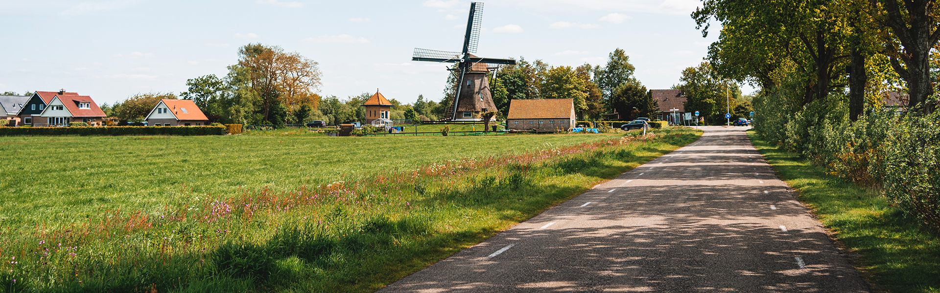 Op de fiets naar het werk