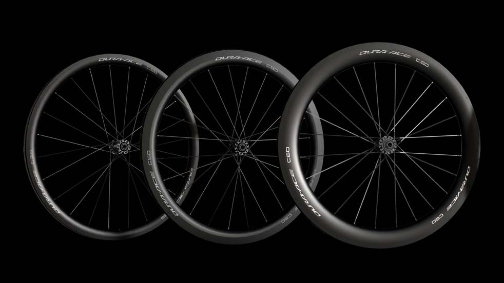Shimano DURA-ACE landeveissykkelhjul i karbon