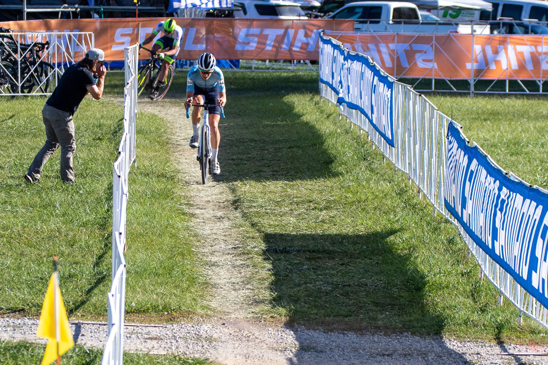 Racing cyclocross professionally 