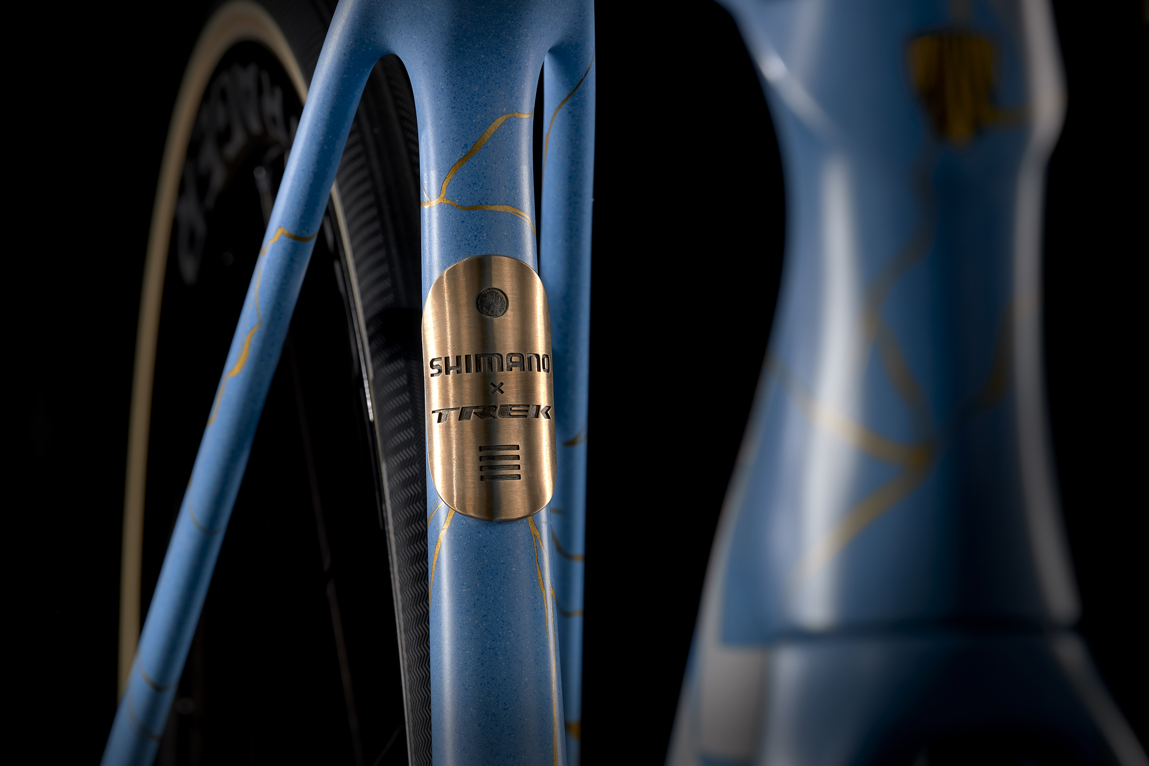 Shimano and Trek project 1 custom blue dura-ace bike 