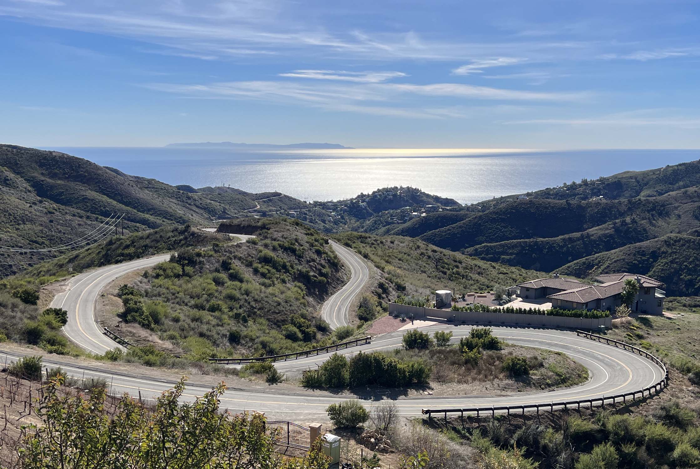 Riding road bikes in Santa Monica California