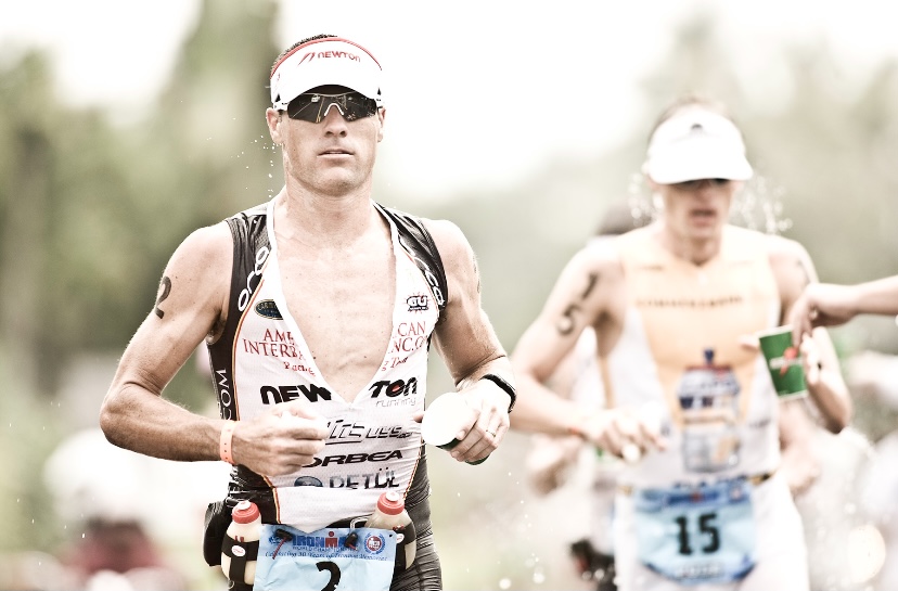 Keeping up with Crowie running in Ironman