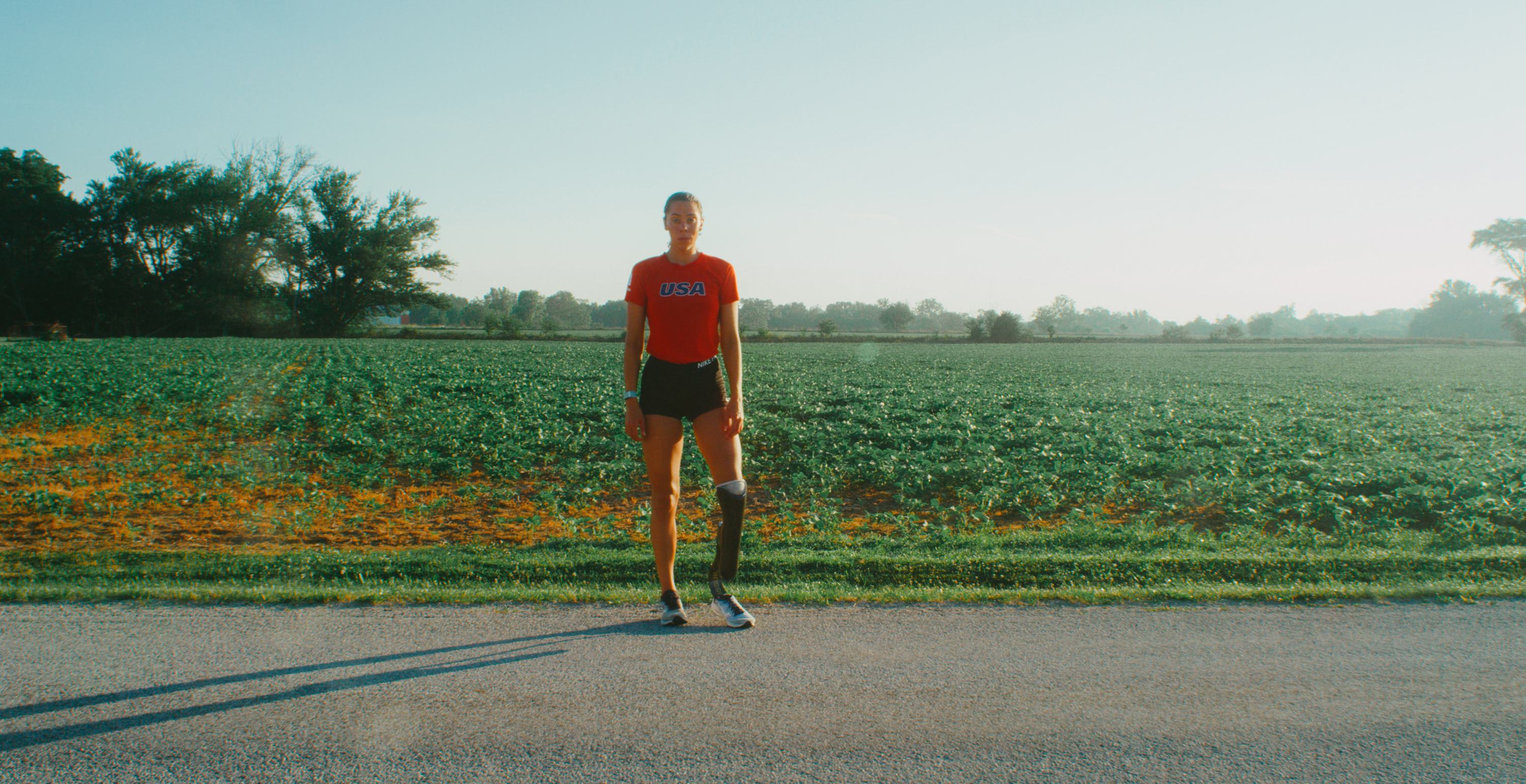 Grace Norman getting in a training run